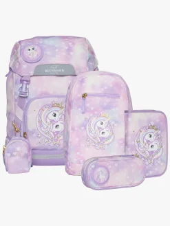 Tasker|Beckmann Classic Taskesæt 22L, Unicorn Princess Purple Lilla/Hvid
