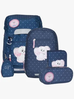 Tasker|Beckmann Classic Taskesæt 22L, Pet Friends Blue Lyserød/Blå/Hvid