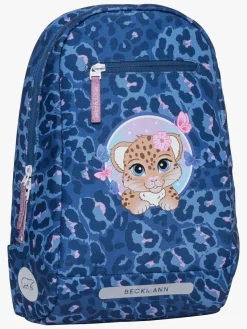 Børn Beckmann Tasker-Classic Taskesæt 22L inkl. Flaske og Madkasse, Cheeta