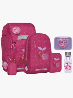 Tasker|Beckmann Classic Taskesæt 22L inkl. Flaske og Madkasse, Cherry