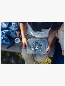 Spisetid|Beckmann Madkasse, Tiger Race Blå/Grå