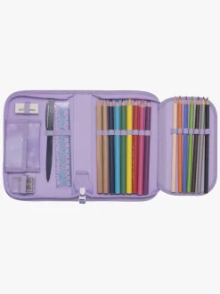 Kreativt Legetøj|Beckmann Penalhus Enkelt, Candy Lilla/Flerfarvet