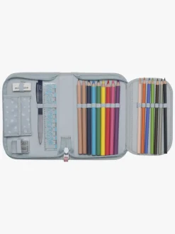 Kreativt Legetøj|Beckmann Penalhus Enkelt, Forest Deer Dusty Mint Blå/Lyserød/Flerfarvet