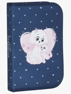 Beckmann Kreativt Legetøj-Penalhus Enkelt, Pet Friends Blue