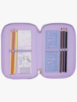 Beckmann Kreativt Legetøj-Penalhus, Unicorn Princess Purple