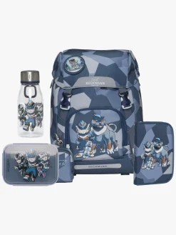 Børn Beckmann Tasker-Rygsæk 22L inkl Penalhus, Flaske & Madkasse, Tiger Race