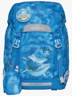 Børn Beckmann Tasker-Rygsæk 22L inkl Penalhus, Flaske & Madkasse, Ocean