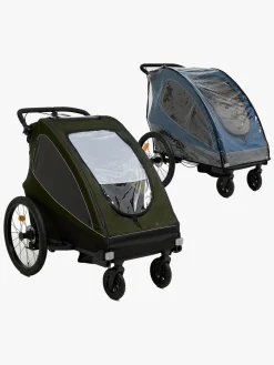 Aktivitetsvogne|Beemoo Activity Sport Cykelanhænger inkl. Regnslag, Green