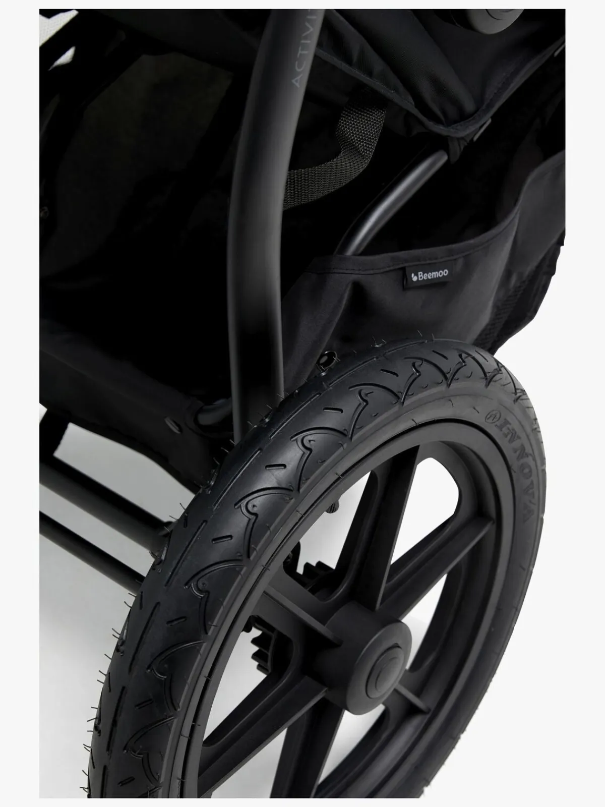 Beemoo Søskendevogne-Activity Twin Søskendevogn, Black/Dark Grey