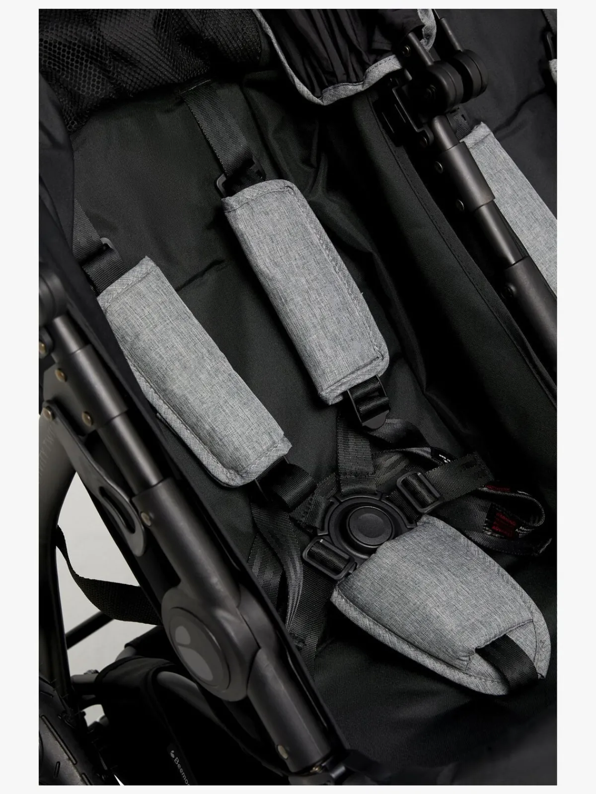 Beemoo Søskendevogne-Activity Twin Søskendevogn, Black/Dark Grey