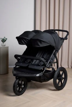 Beemoo Søskendevogne-Activity Twin Søskendevogn, Black