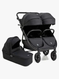 Søskendevogne|Beemoo BFF60 2 Søskendevogn inkl. Liggedel, Night Black