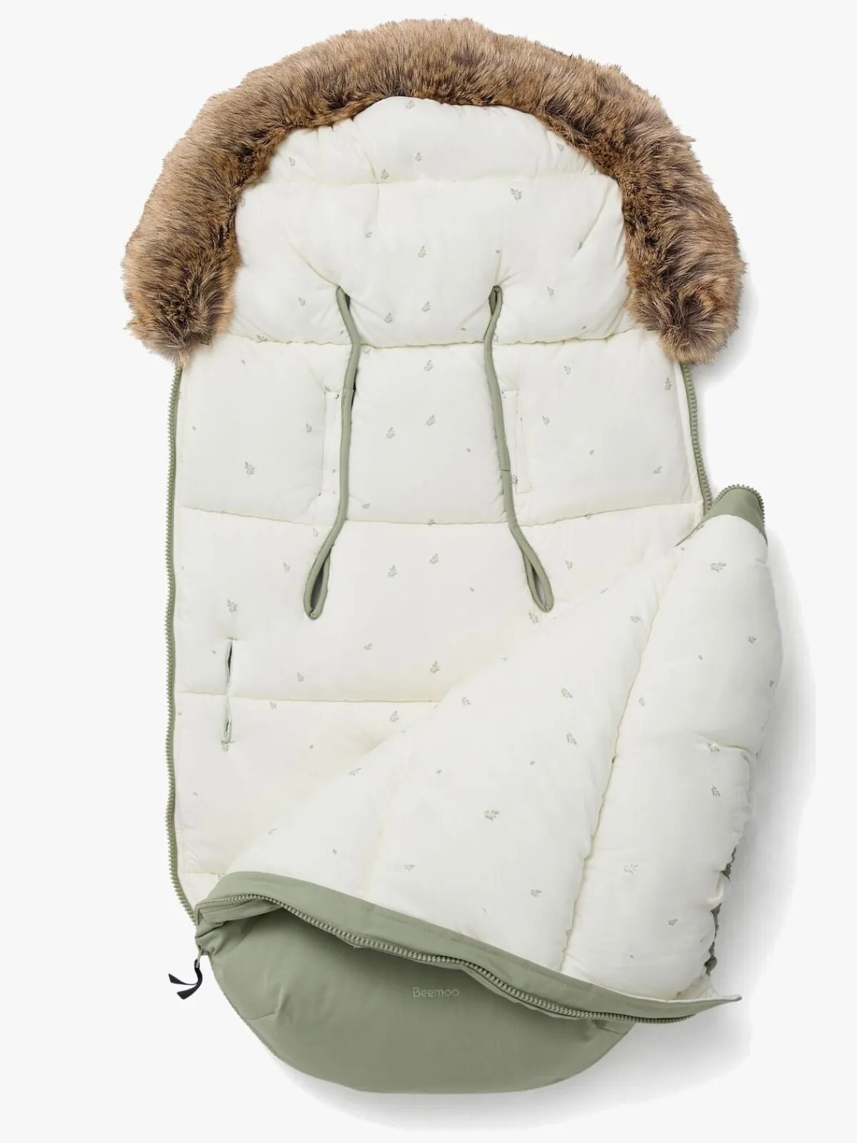 Beemoo Køreposer-Brisk Vinterkørepose, Light Green/Eucalyptus