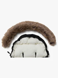 Køreposer|Beemoo Brisk Vinterkørepose, Reflective Black Sort