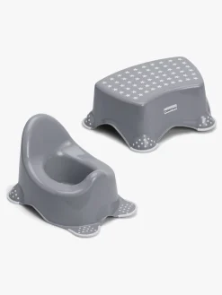 Badeværelset|Beemoo CARE Anti-Slip Potte &  Skammel, Grå