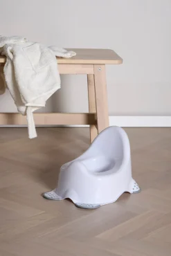 Beemoo Badeværelset-CARE Anti-Slip Potte, Toiletsæde og Skammel, Hvid