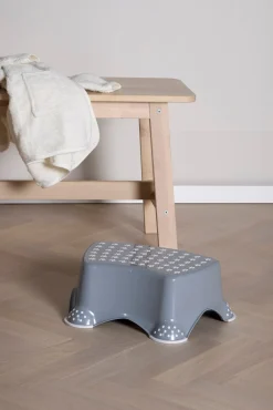 Beemoo Badeværelset-CARE Anti-Slip Toiletsæde & Skammel, Grå