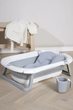 Badeværelset|Beemoo CARE Assist Badekar inkl. Badestøtte & Skyllekande, White/Grey Grå/Hvid