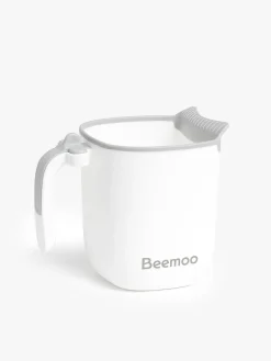 Beemoo Badeværelset-CARE Assist Badekar Inkl. Badestøtte, Badestativ & Skyllekande, White/Grey