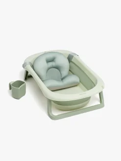 Badeværelset|Beemoo CARE Assist Badekar inkl. Badestøtte & Skyllekande, Soft Green Grøn