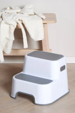 Beemoo Badeværelset-CARE Assist Potte & Skammel, White/Grey