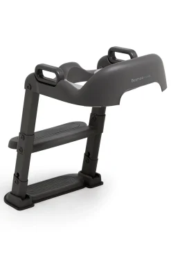 Beemoo Badeværelset-CARE Assist Toiletsæde med Stige, Deep Grey