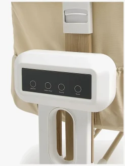 Børnesenge & Tilbehør|Beemoo CARE AutoMotion Bedside Crib, Beige/Wood