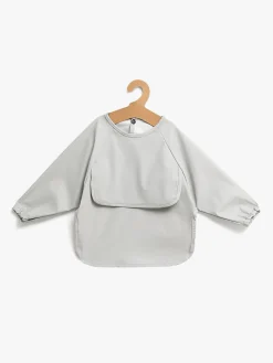 Spisetid|Beemoo CARE Bib Hagesmæk 2-pak, Light Grey