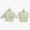 Spisetid|Beemoo CARE Bib Hagesmæk 2-pak, Soft Green