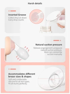 Amning|Beemoo CARE Brystpumpe / Opsamlingskop til Modermælk Silikone