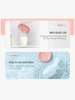 Amning|Beemoo CARE Brystpumpe / Opsamlingskop til Modermælk Silikone