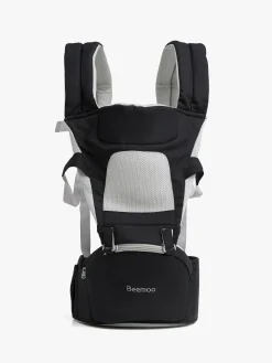 Bæreseler, Strækvikler & Bærestole|Beemoo CARE Carry Comfort Air 4-in-1 Bæresele & Hoftesæde, Black
