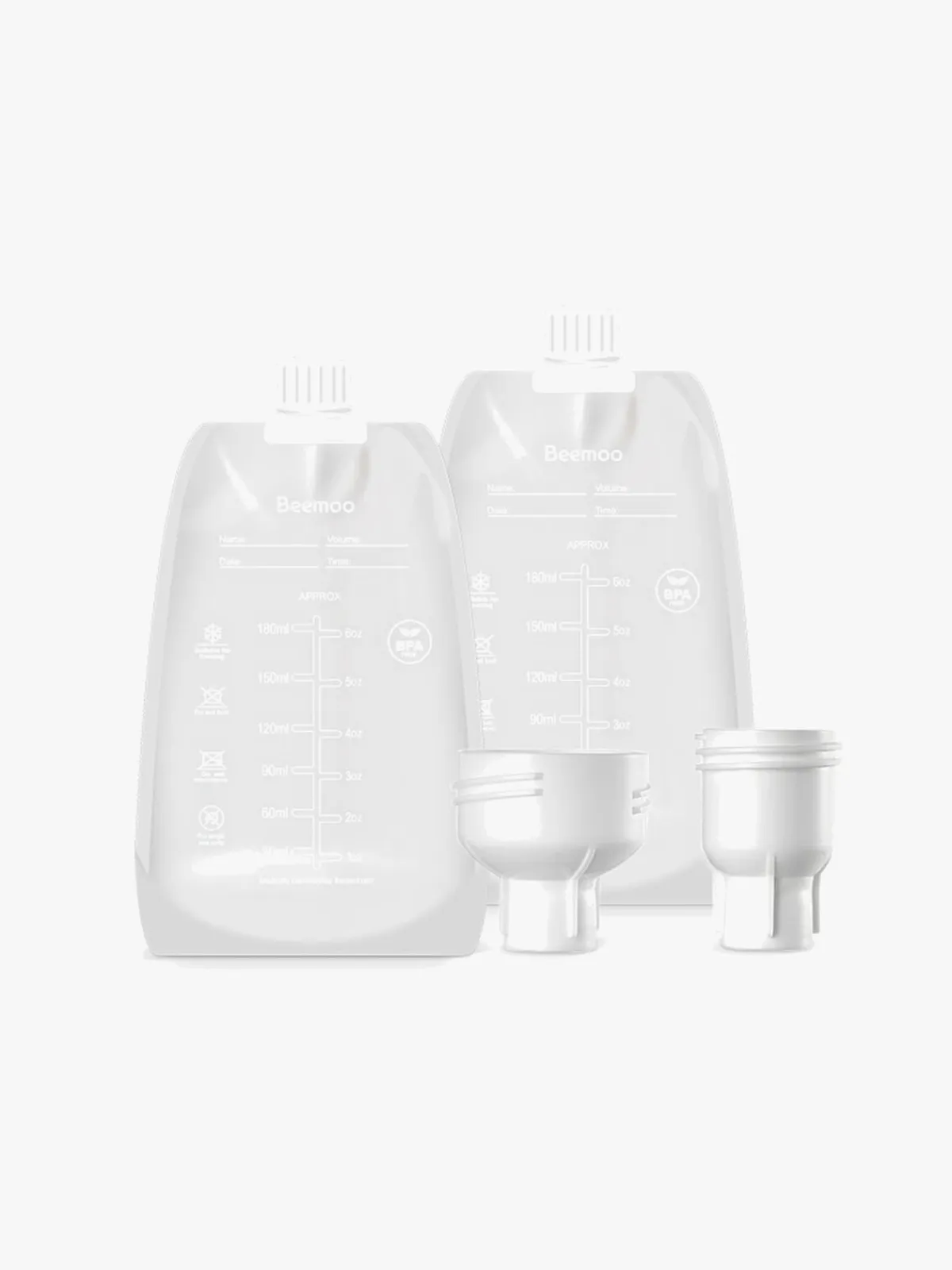 Amning|Beemoo CARE Elektrisk Dobbelt Brystpumpe & Ammepakke, Ashes of Roses