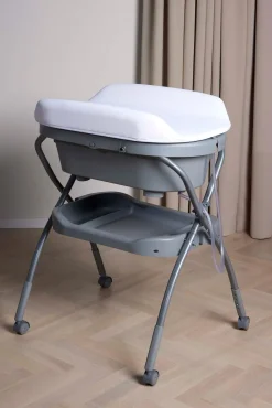 Pusleborde|Beemoo CARE Flex Puslebord med Badekar, Dark Grey Grå