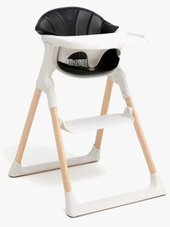 Beemoo Højstole & Tilbehør-CARE Harmony Højstol inkl. Hynde, White/Wood/Black