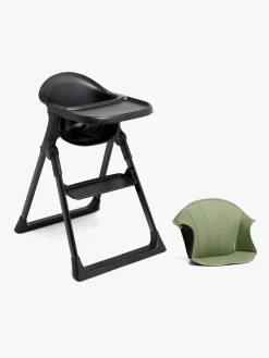 Højstole & Tilbehør|Beemoo CARE Harmony Højstol inkl. Hynde, All Black/Green