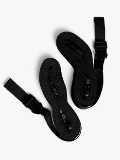 Børnesenge & Tilbehør|Beemoo CARE Luna Bedside Crib, Black/Ebony Oak