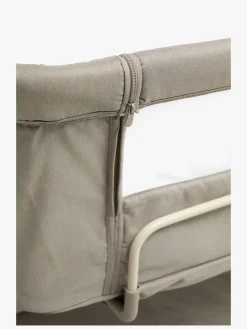 Børnesenge & Tilbehør|Beemoo CARE Motion Bedside Crib, Taupe/Wood