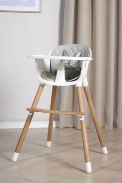 Højstole & Tilbehør|Beemoo CARE Nordic Højstol, Grey Grå