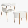 Beemoo Pusleborde-CARE Nordic Tremmeseng & Puslebord, White/Wood