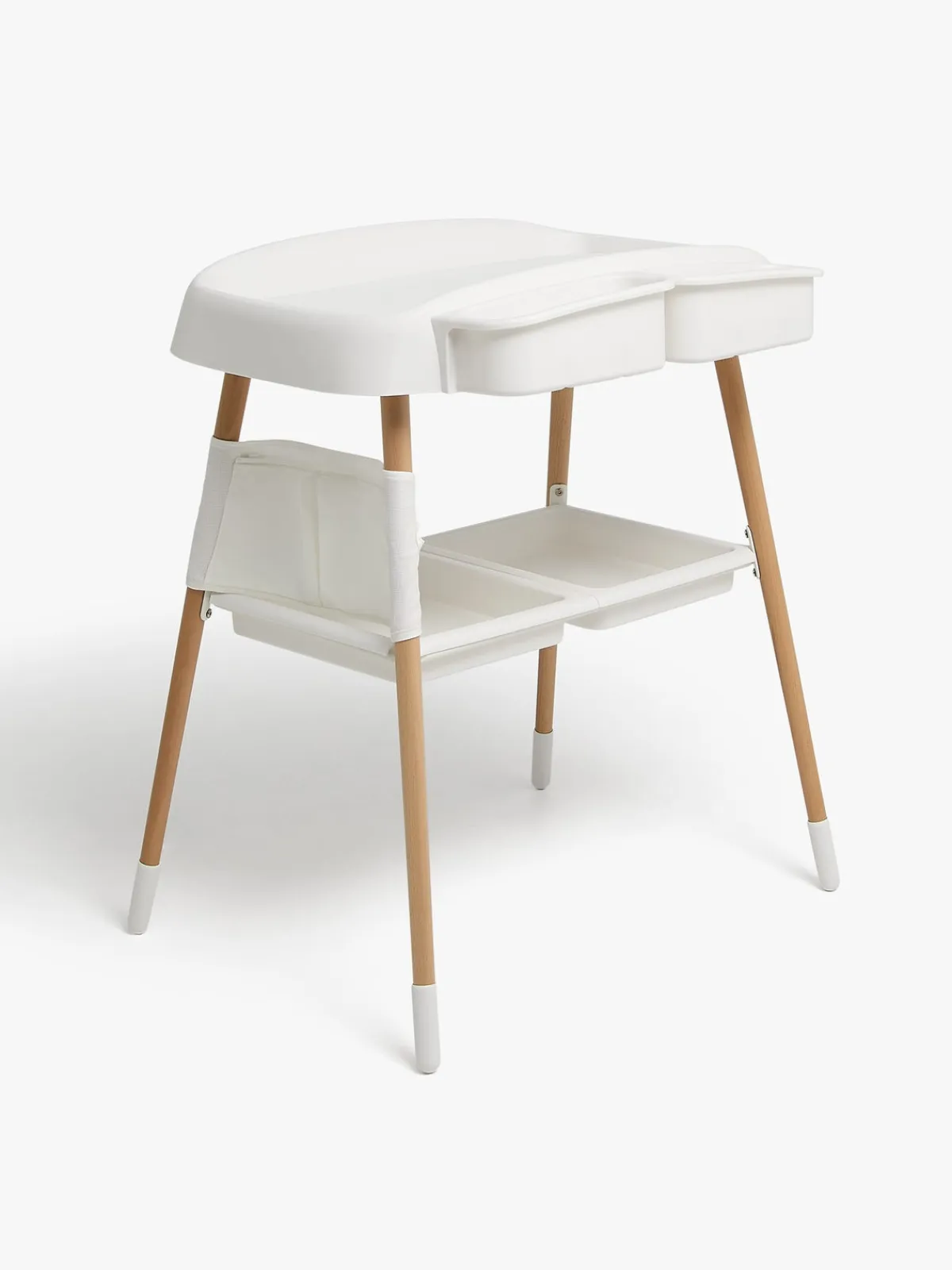 Beemoo Pusleborde-CARE Nordic Tremmeseng & Puslebord, White/Wood