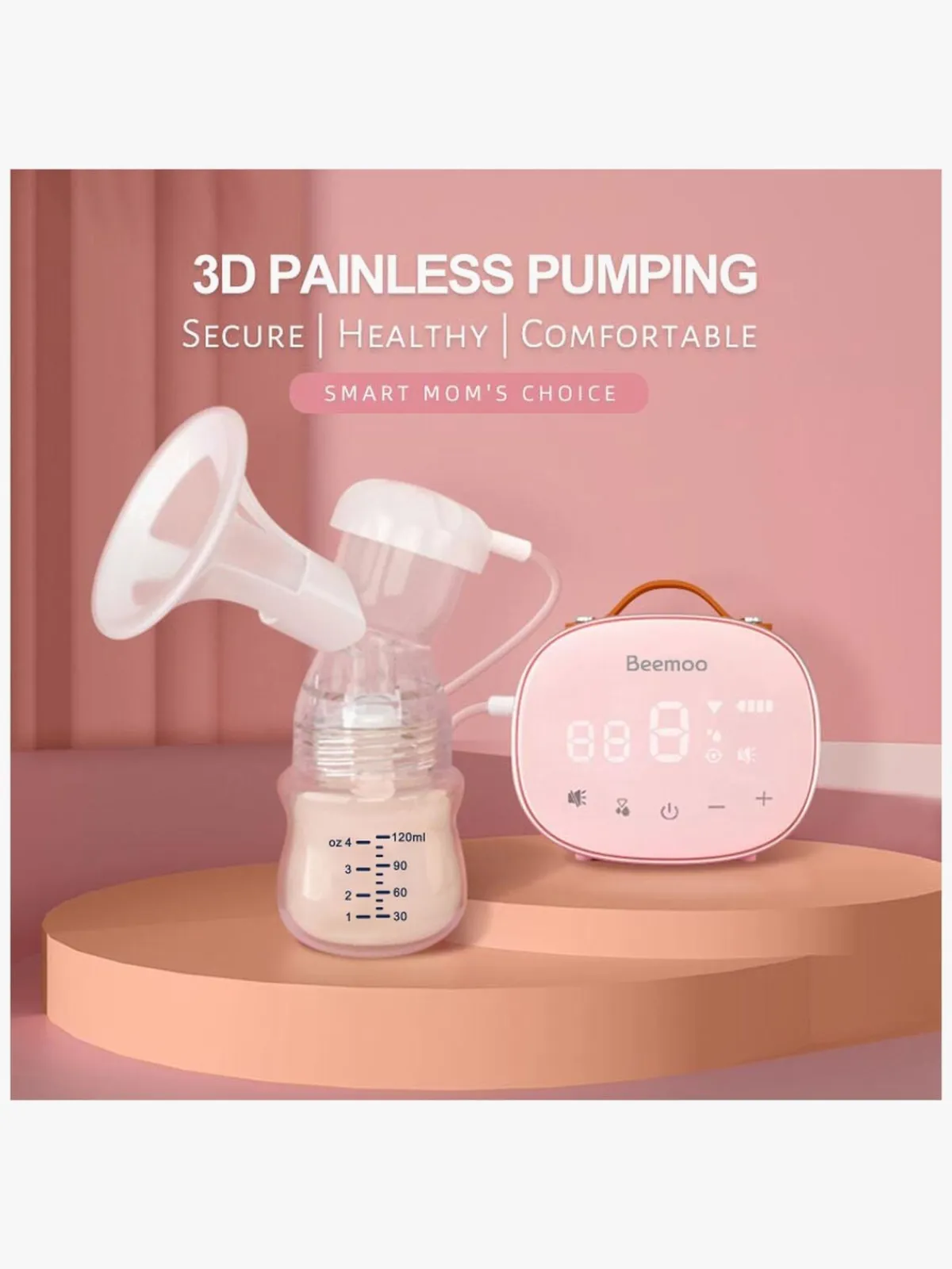 Amning|Beemoo CARE Single Elektrisk Brystpumpe