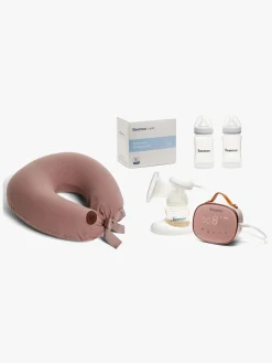 Amning|Beemoo CARE Single Elektrisk Brystpumpe & Ammepakke, Ashes of Roses