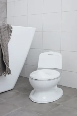 Badeværelset|Beemoo CARE Toiletpotte med Lyd, White/Grey Grå