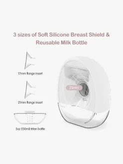 Amning|Beemoo CARE Wearable Elektrisk Brystpumpe Single Hvid