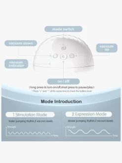 Amning|Beemoo CARE Wearable Elektrisk Brystpumpe Single Hvid