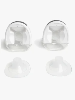 Amning|Beemoo CARE Wearable LED Elektrisk Brystpumpe Dobbelt Hvid