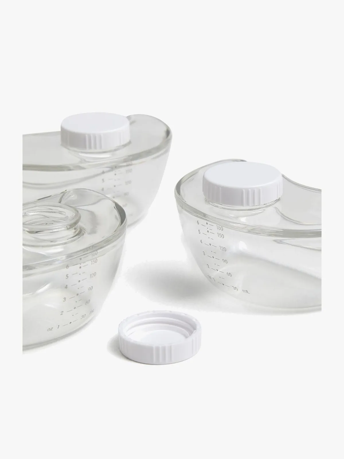 Amning|Beemoo CARE Wearable Reserveflasker 180 ml med Låg