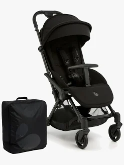 Vognpakker|Beemoo Easy Fly Lux 4 Klapvogn inkl Padded Transporttaske, Jet Black