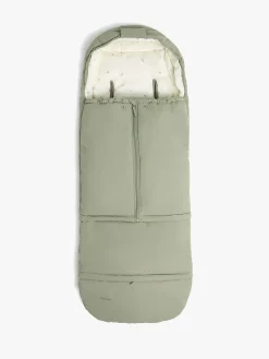 Køreposer|Beemoo Light Kørepose inkl. Forlængerdel, Green Eucalyptus Grøn